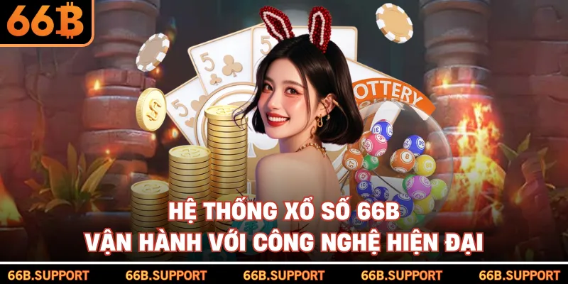 Hệ thống xổ số 66B vận hành với công nghệ hiện đại
